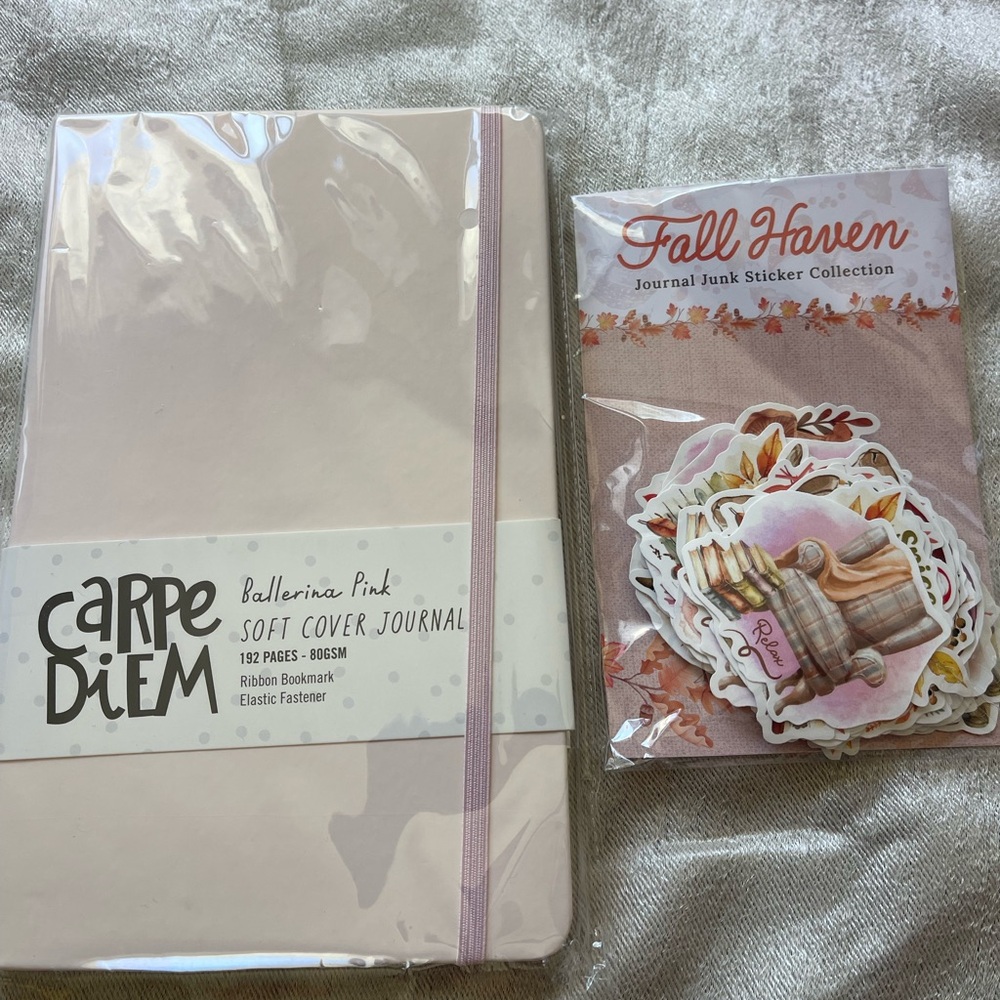 Carpe Diem Ballerina Pink Soft Cover Journal